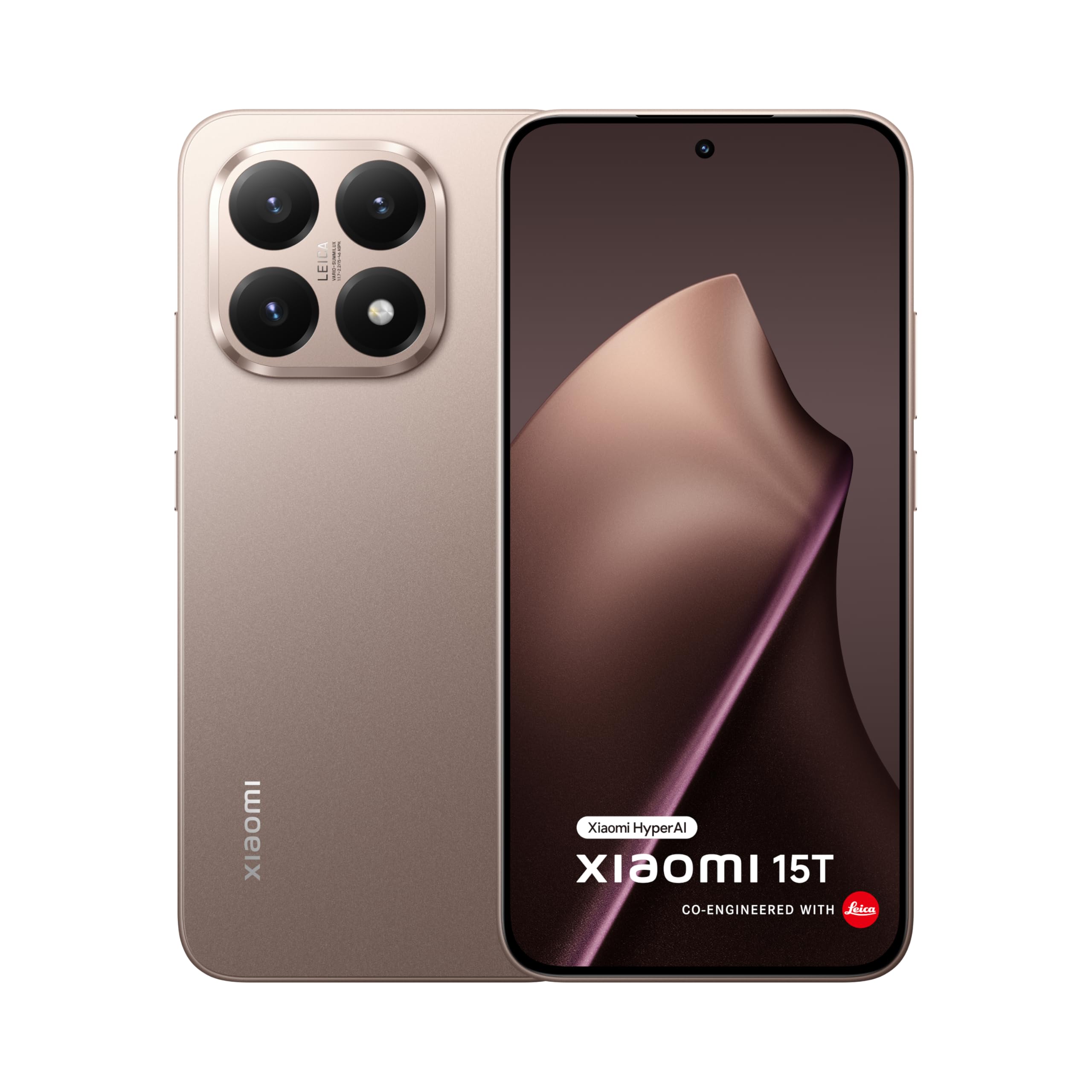 Xiaomi 15T Dual SIM+eSIM Rose Gold 12GB RAM 256GB 5G - Global 