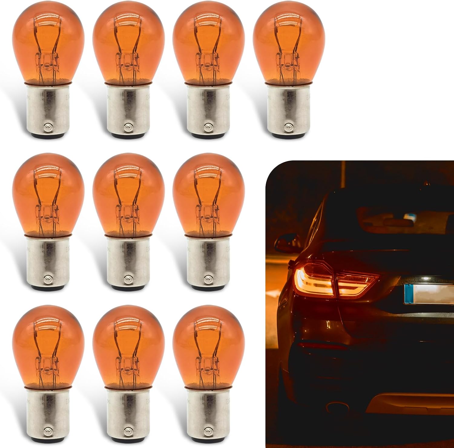 leechio 10 PCS 1157 Bulb, 12V 215W Versatile Brake LightsT