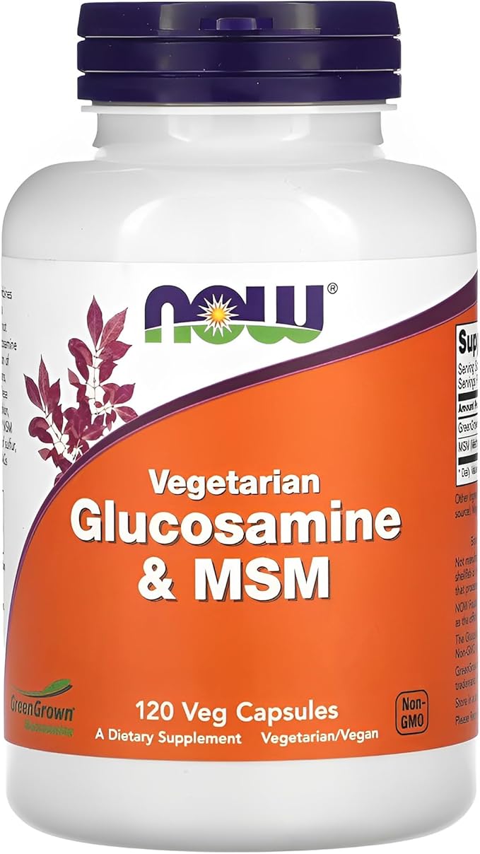 NOW Foods Glucosamina e M/S/M 120 Caps Importado