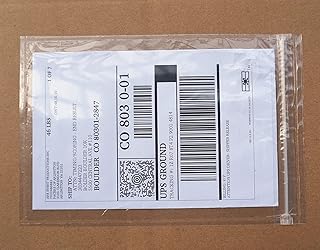 Premium 6.7'' x 10'' Resealable Adhesive Shipping Label/documents Pouches (50 Pack)