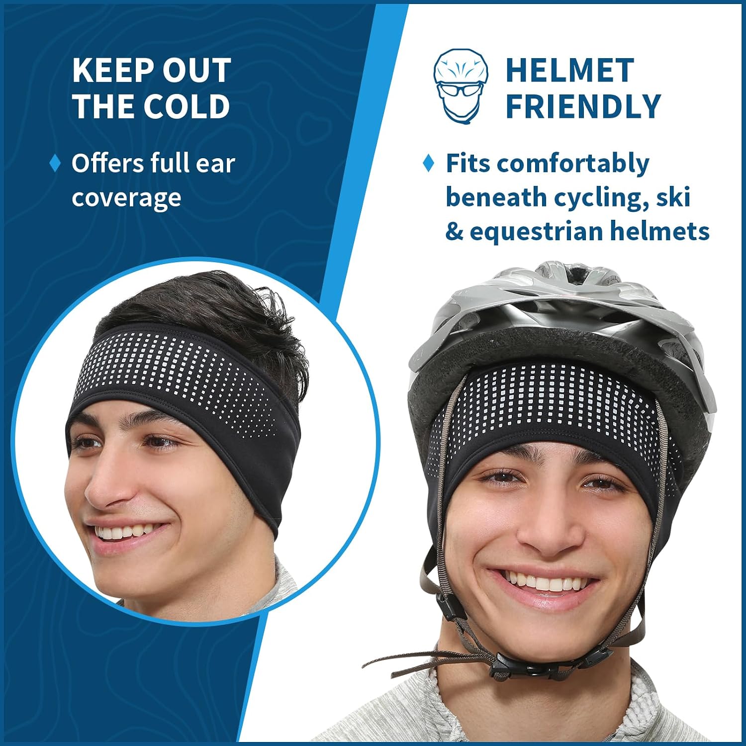 TrailHeads Running Headband, Moisture Wicking Ear Protector for Men & Women image 3