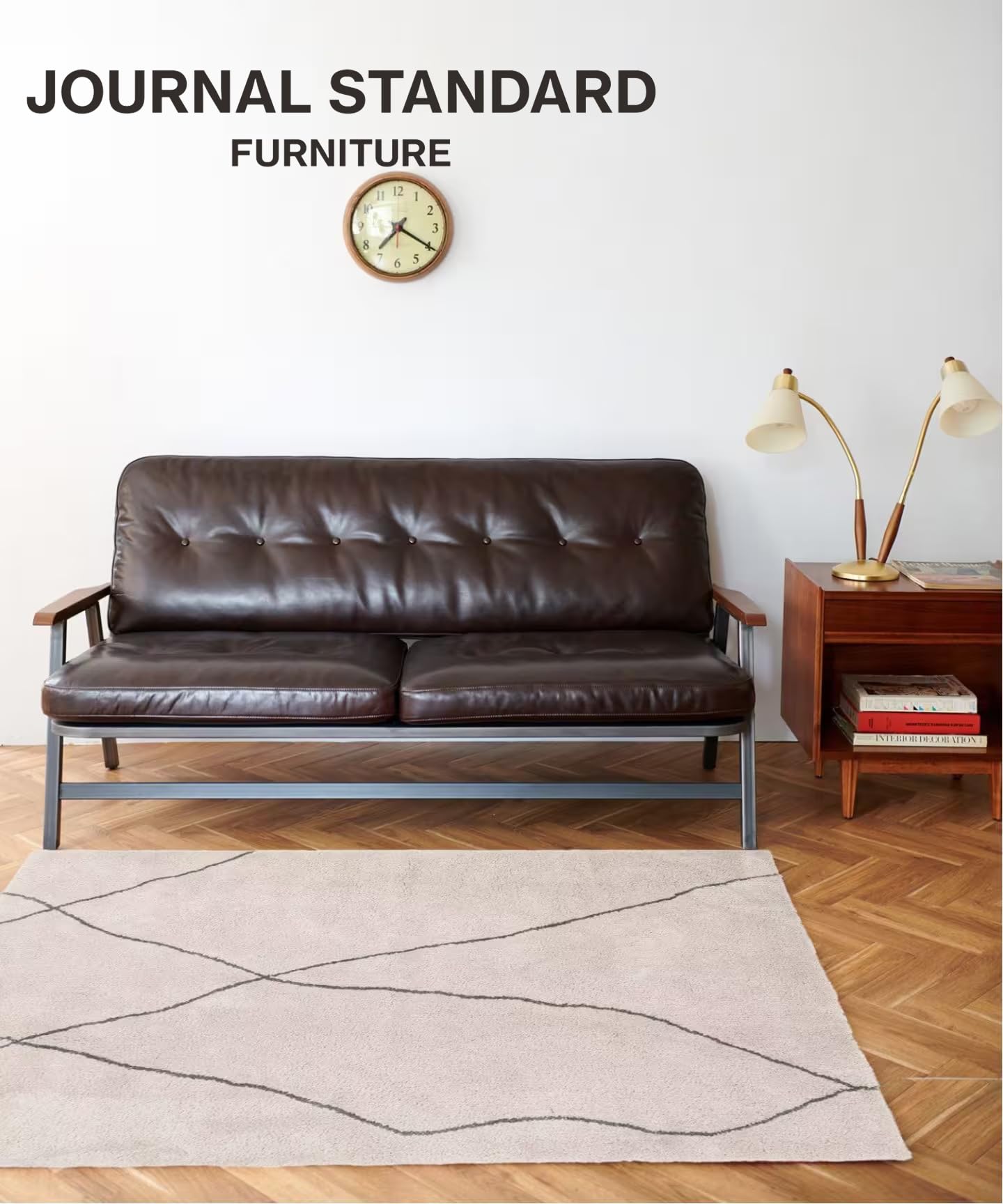 Amazon.co.jp: JOURNAL STANDARD FURNITURE TEMARA RUG 200x200 グレー