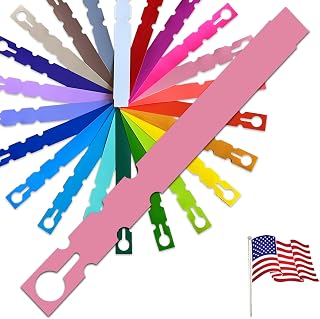 7" x 3/4" Pink - 1,000 Pcs - Plastic Plant Tags and Labels - Wrap Around Thermal Plastic - Nursery Garden Tree Labels | Made in The USA |