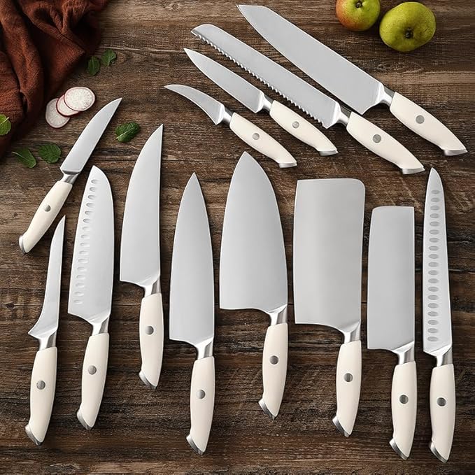 Set Cuchillos Cocina 13 Piezas Acero Inoxidable miniatura 4