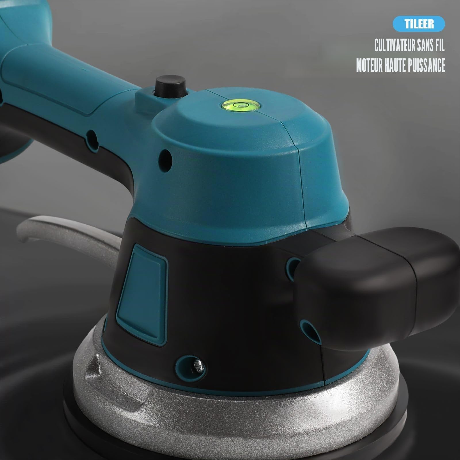 200kg Machine Vibrante Carrelage, Vibrateur Sans Fil Pour Carrelage, Ventouse De 144 mm, 6 Vitesses RéGlables, Vibrante Carrelage éLectrique Pour Carreaux De 30-150cm (1 batterie 1 chargeur)