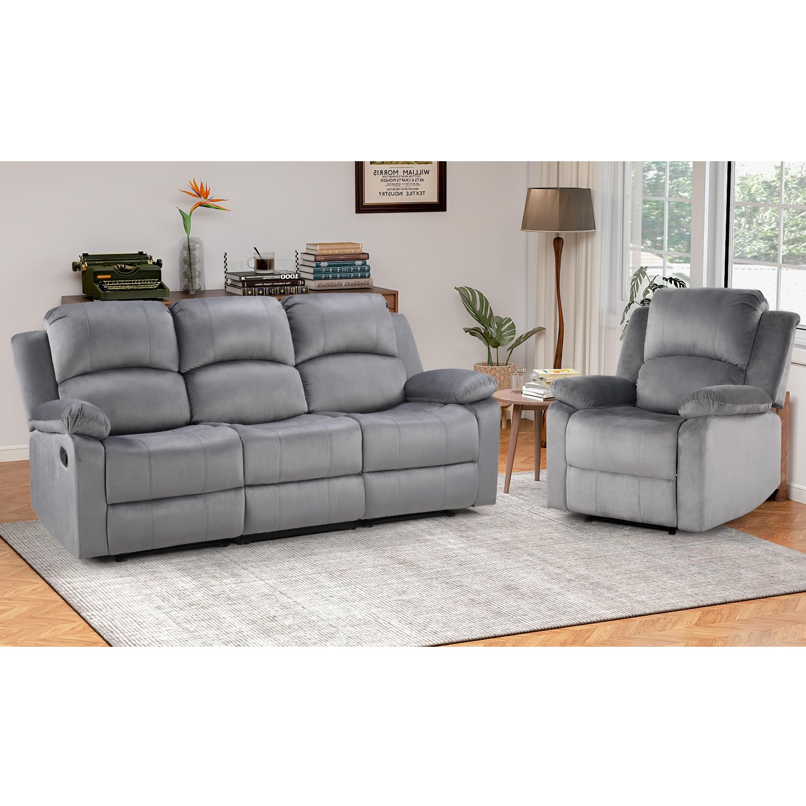 EBELLO Reclining Couch Set