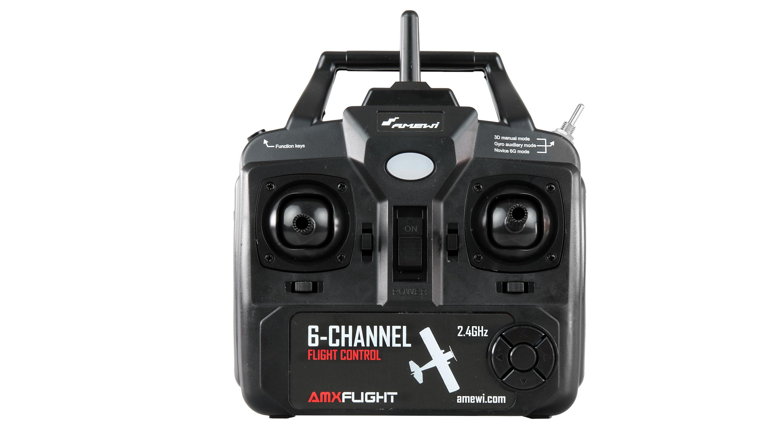 Amewi Maule M7 brushless 4 canali con giroscopio 3D/6G RTF blu telecomandato RC Aereo Aviatore