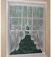 Vista 5 de Cortina Chic Cameo Rose Cenefa, Blanco