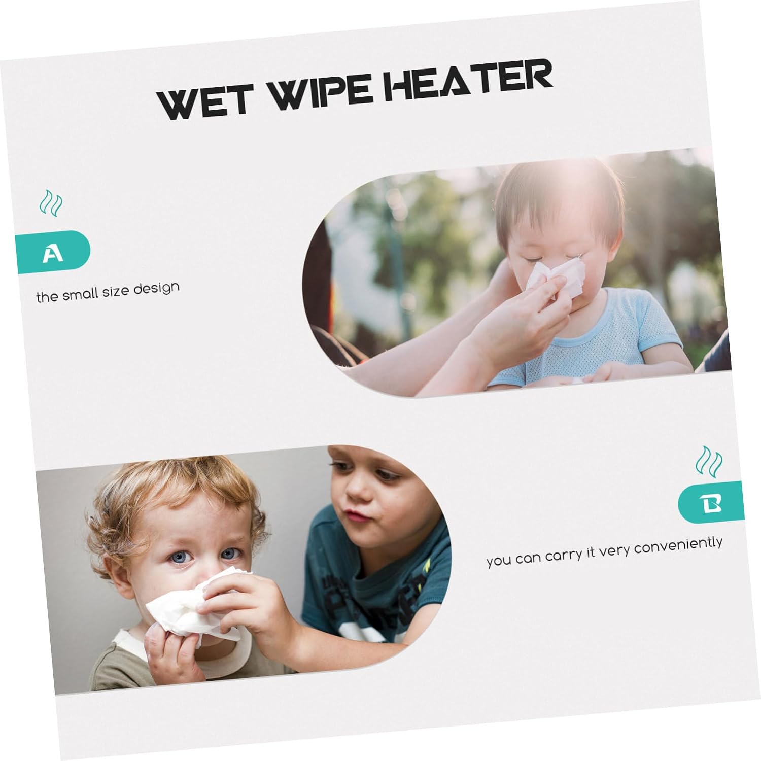 1Pc Portable Wet Tissue Heater Compact Wipe Warmer with Constant Temperature Material for Nursery Use Keeps Wipes Moist and Warm