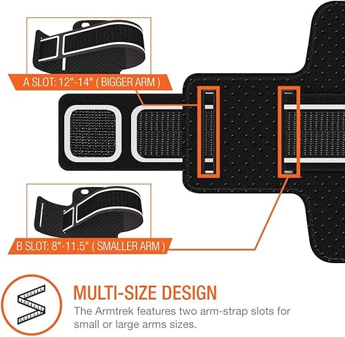 Miniatura 5 de Trianium Brazalete para teléfono grande iPhone Xs Max XR iPhone X 8 7 6s Plus, LG G7 G6, Galaxy s9 s8, Note 9 8 (se ajusta a Otterbox