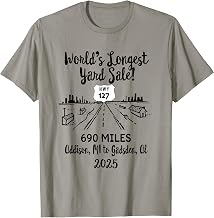 World's Longest Hwy 127 Yard Sale 2025 T Shirt T-Shirt