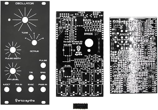 Erica Synths Polivoks VCO PCBs, Panel and KR198NT1A IC
