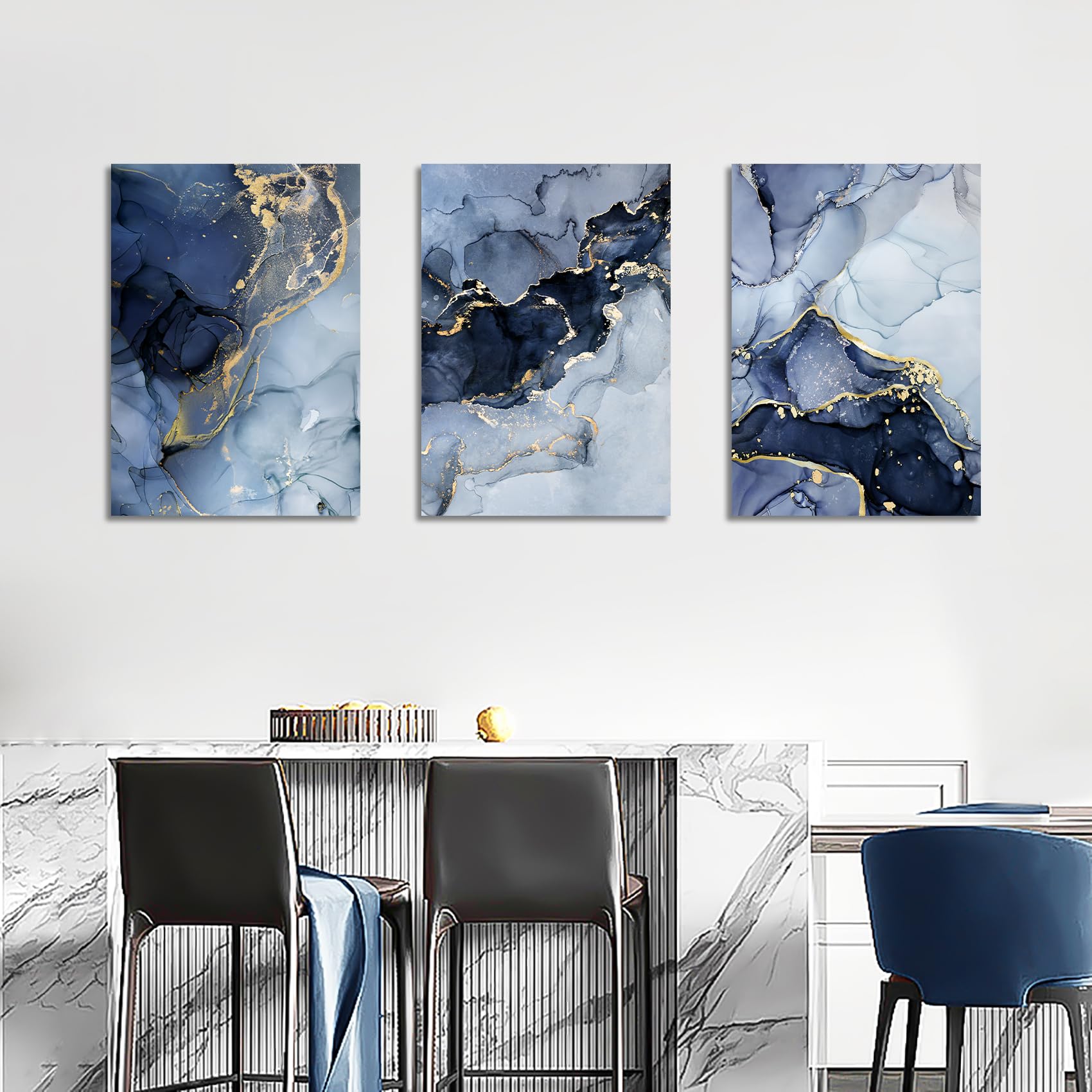 3 Pcs Wooden Framed Canvas Wall Art Set Bohemian Sage Green Canvas Prints Poster Geometric Line Beige Green Pictures for Living Room Bedroom Dinning Room Hallway Stairs Wall Decor 30x40cm x3pcs — view 445