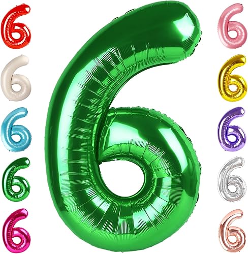 Vista 9 de Globos del números 0 de 40 pulgadas para formar los números 10, 20, 30, 40, 50, 60, 70, 80, 90, 100, para decoración de cumpleaños, bodas, eventos