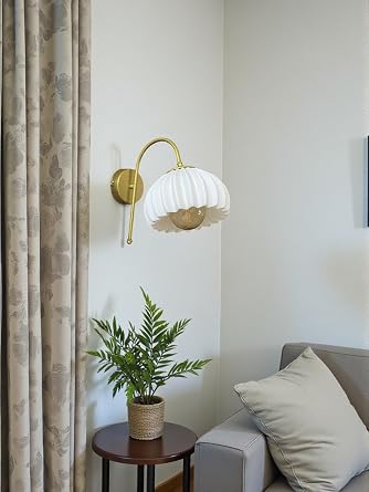 Solis Modern Duvar Apli i | Salon, Yatak Odas  & Ba ucu  in Dekoratif Ayd nlatma GOLD [Enerji S n f  A]