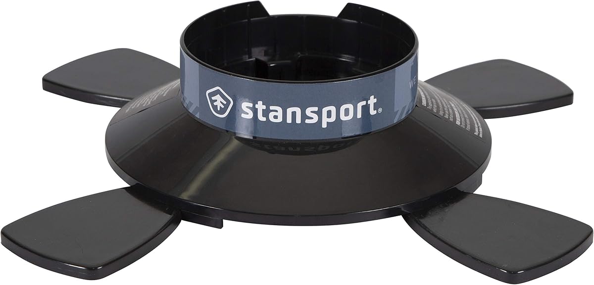 Stansport Propane Cylinder Base Replacement for Camping and Backpacking , Black