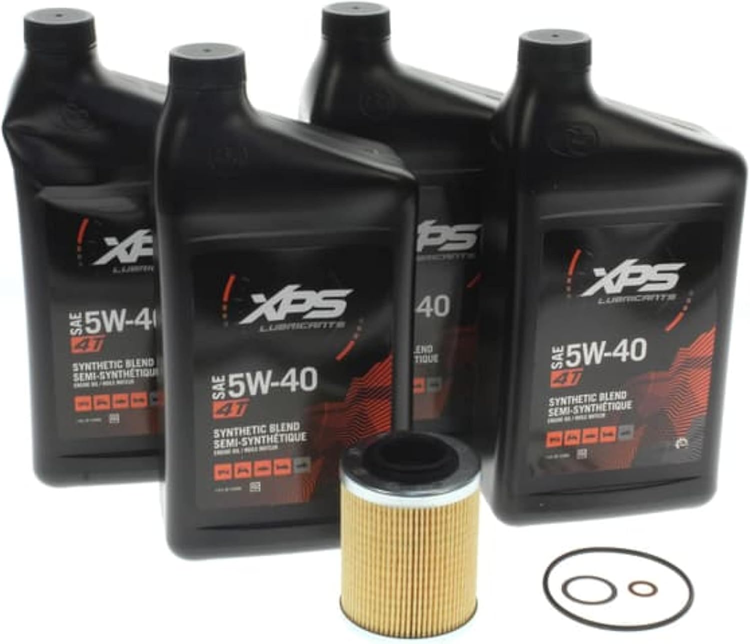 Can-Am OEM 4T 5W-40 Synthetic Blend Oil Change Kit Rotax 900 ACE, 9779260