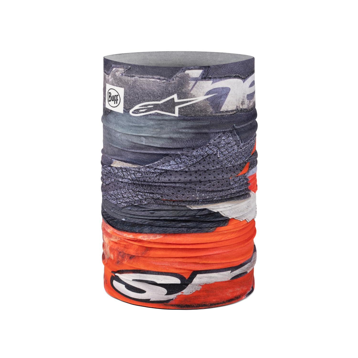 Buff®| Neckwear Original EcoStretch Multifunction, Neck and Head, Running, Walking, Hiking, Sustainable, Lightweight, Men, Women, One Size, Motorcycle Black