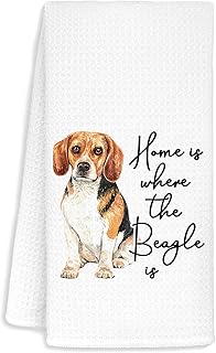 Beagle Decorative Hand Dish Towels for Kitchen Bathroom, Beagles Gifts for Beagle Lovers Women, Beagle Lover Gifts, 16×24 in