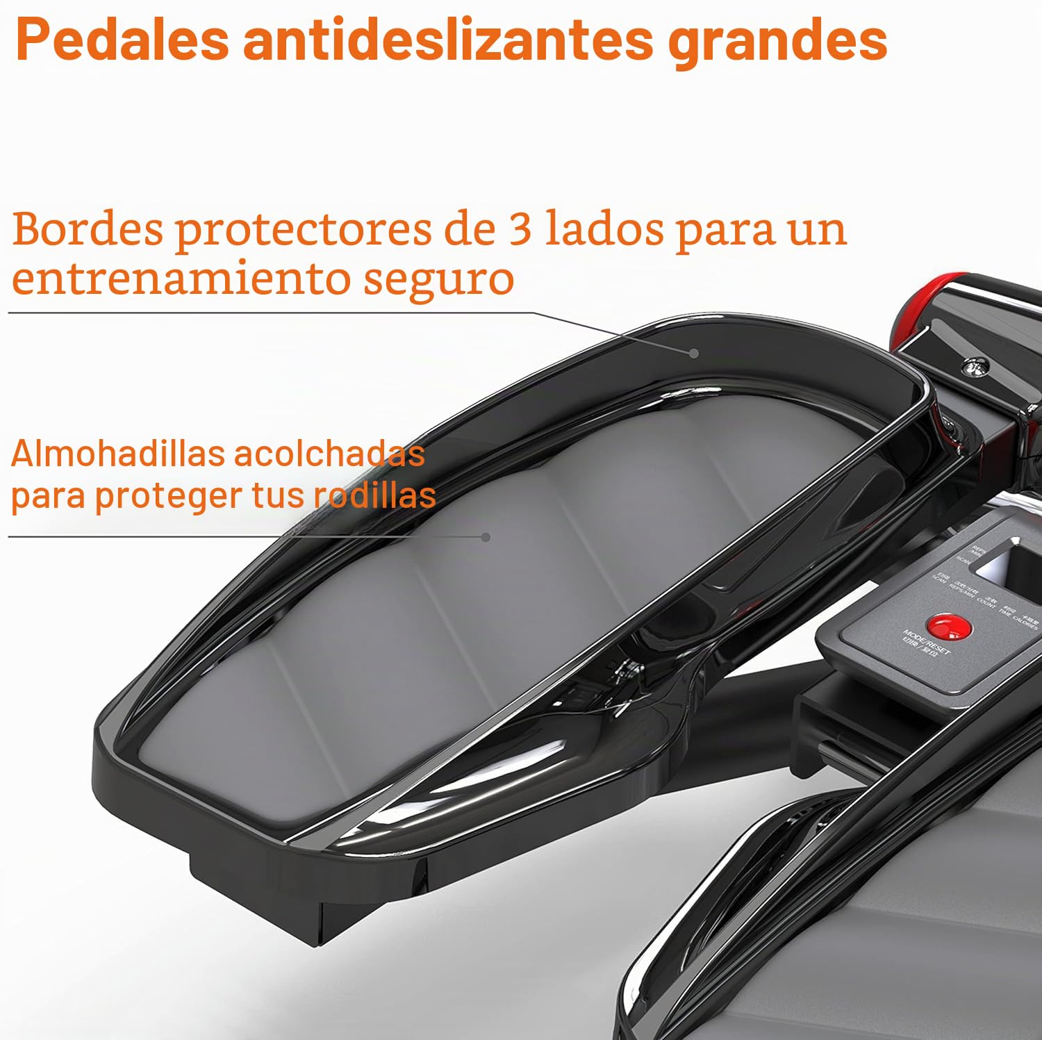PROIRON Stepper con Pedales Grandes y cómodos, Carga 120kg -Máquina de Step para Hacer Ejercicio de gluteos y Cardio -Step Fitness con Pantalla Multifuncional y Cintas de Entrenamiento…
