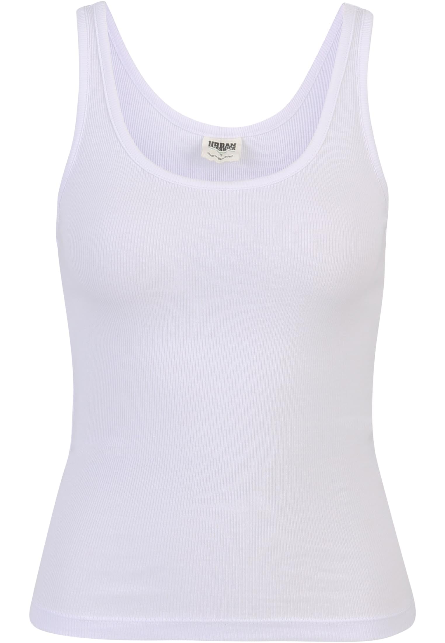Urban Classics Damski top damski Organic Basic Rib Top 2-pak czarny + bia?y XL, czarny + bia?y, XL