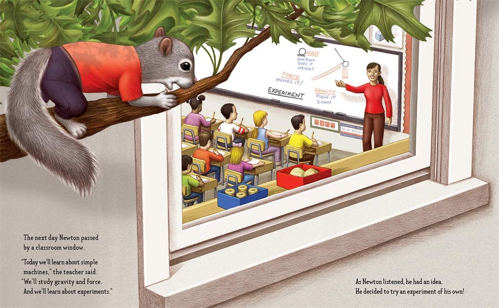 Newton and Curie: The Science Squirrels: A Picture Book      Paperback – Picture Book, August 11, 2020