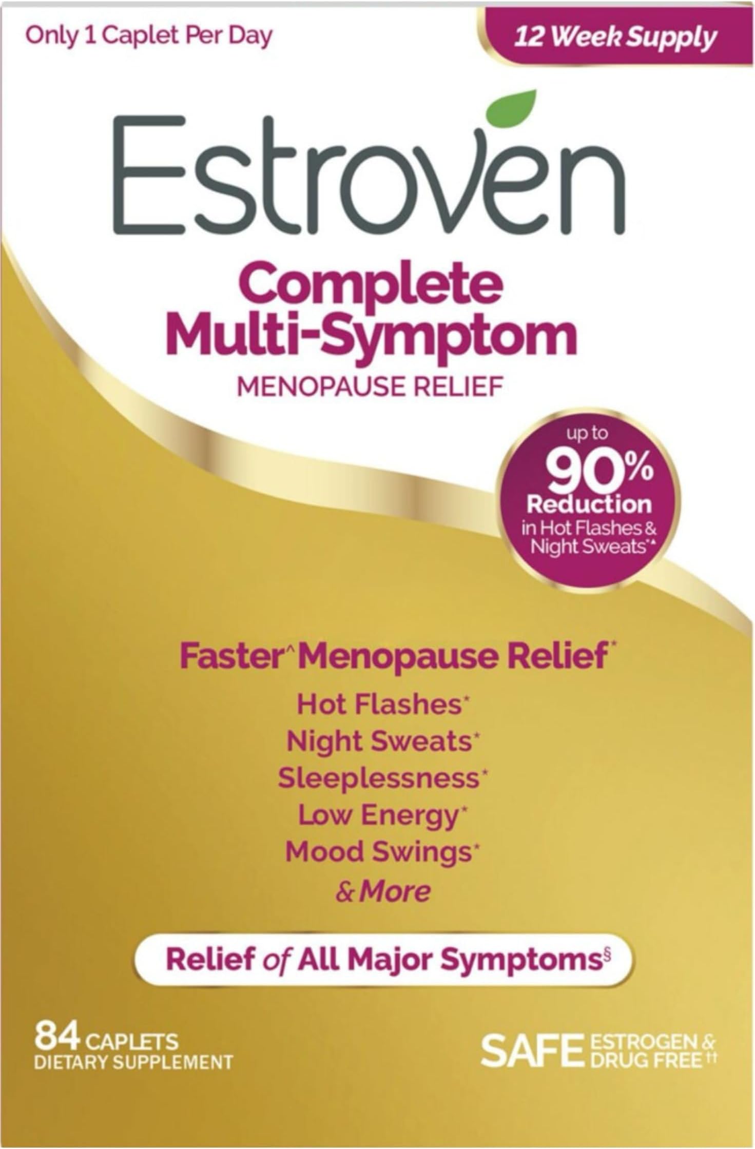 Value Pack - Complete Multi-Symptom Menopause Supplement for Women, 84 Ct.
