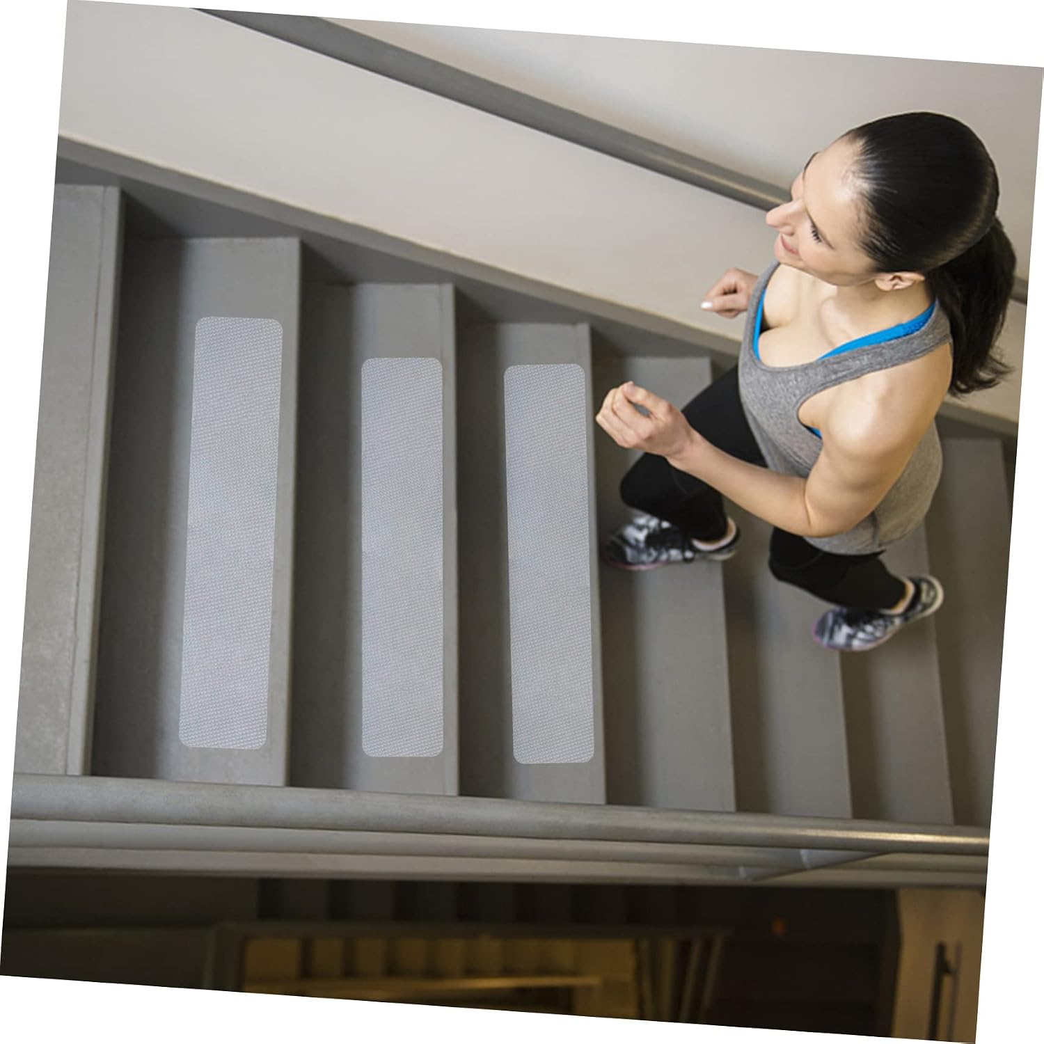 Anti Slip Tape Strips 4 Pack Cuttable PEVA for Bathroom Stairs