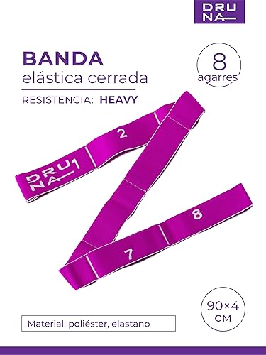 Miniatura 3 de 8-Loop Resistance Stretch Band  Elastic Fitness Strap for Yoga, Pilates, Dance, Rhythmic Gymnastics & Physical Therapy