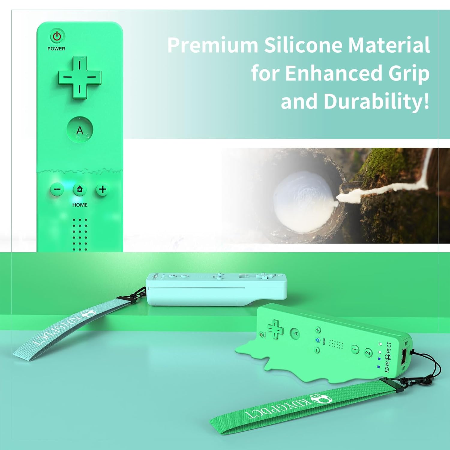 KDYGPDCT Wii Controller 2 Pack,Wii Game Wireless Controller for Nintendo Wii U Console,2023 New Wii Controller with Wrist Strap,Smoother Feel and Increased Experience