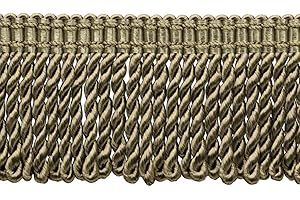 18 Yard Package / 3 inch Long Beaver Green Bullion Fringe Trim...