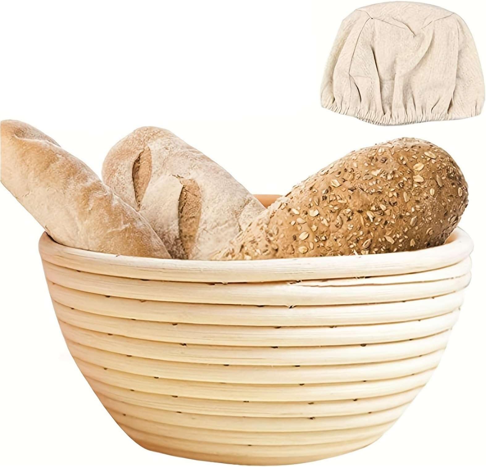 Round Proofing Basket 13/18/20/22/25cm Natural Rattan Bread