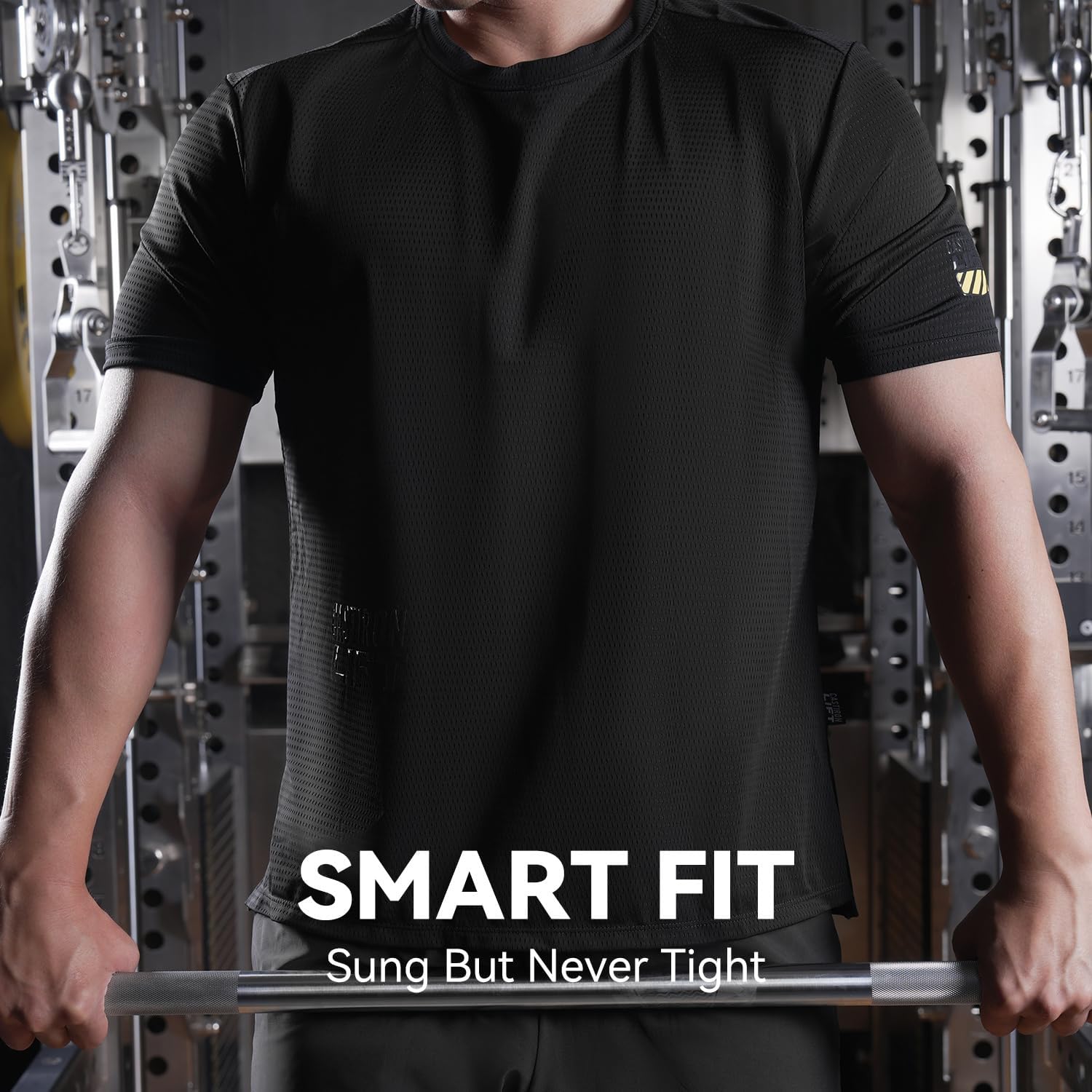 Gym Shirts Men,Professional Quick Dry Workout Shirts Men,Suitable for Bodybuilding Work - Image 3