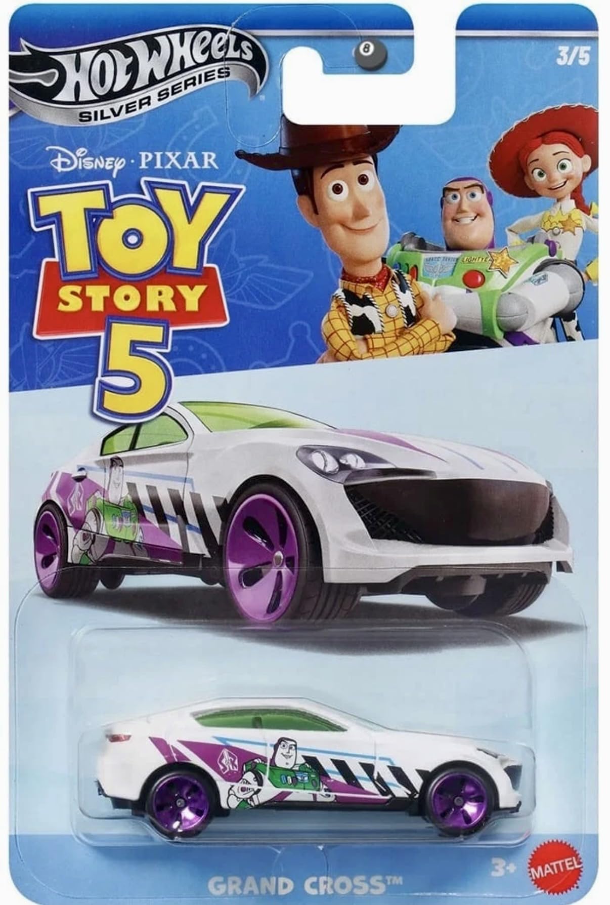 Hot Wheels Grand Cross Toy Car, Entertainment-Themed 1:64 Scale Vehicle with Enhanced Deco, Exclusive Wheels & Collectible Packaging (Styles May Vary)-image-44