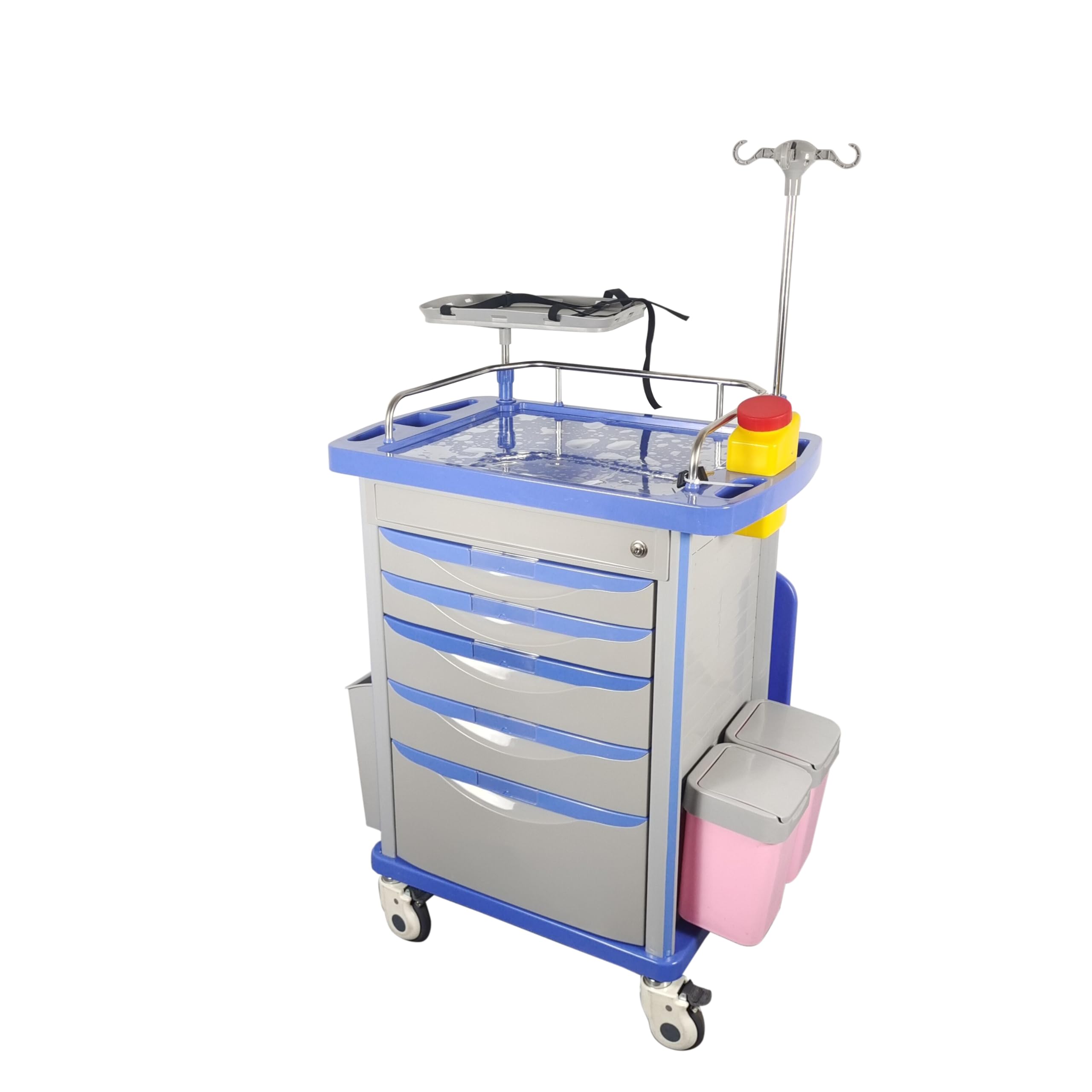 Carrello di emergenza con 5 cassetti Mobile Emergency Trolley Crash Car