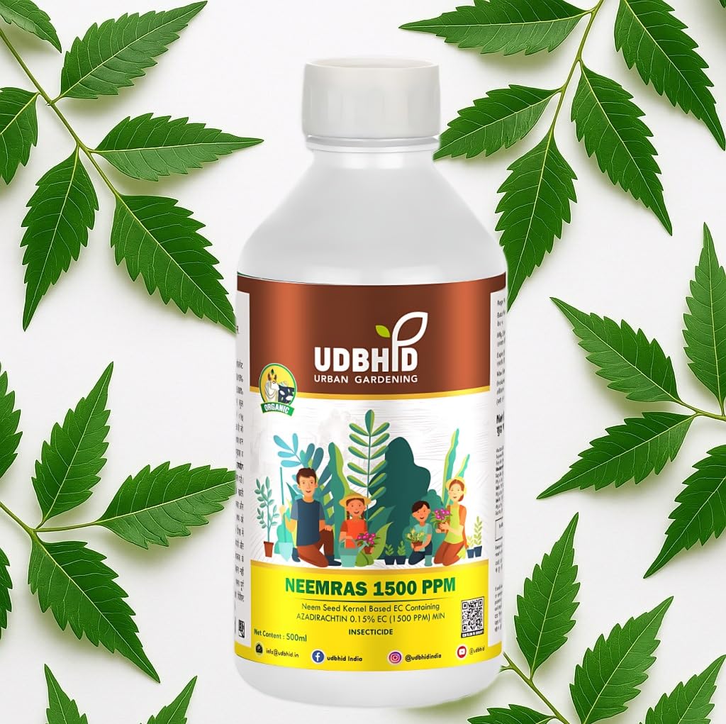 Neem Oil 1500PPM 500ml – Eco-Friendly Pest & Disease Control for Garden Plants
