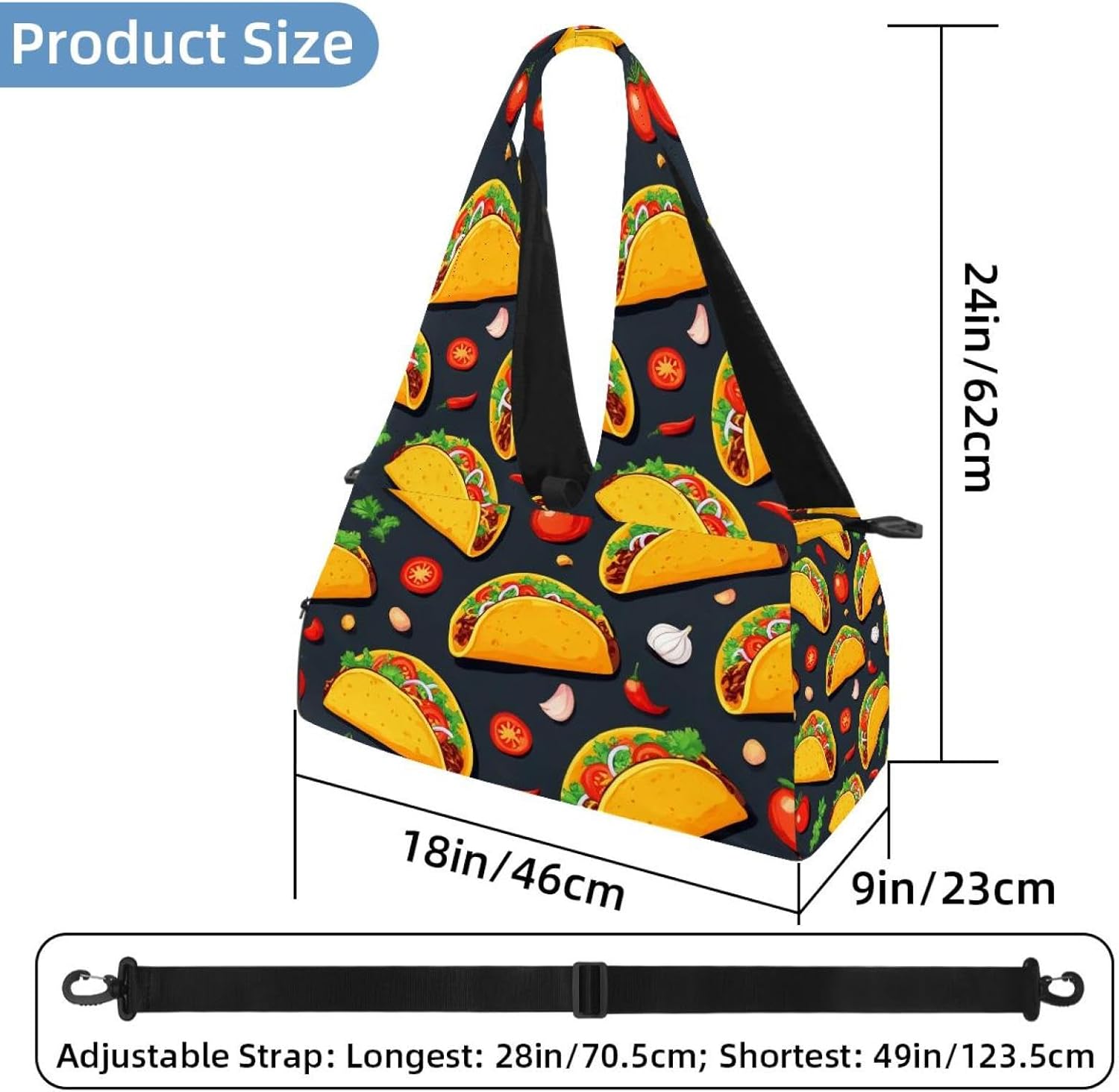 Yoga Mat Bag, Gym Workout Bag with Shoe Compartment, Waves Pilates Bag for Women, Quick Access Storage Yoga Tote Bag for Sports Travel Office