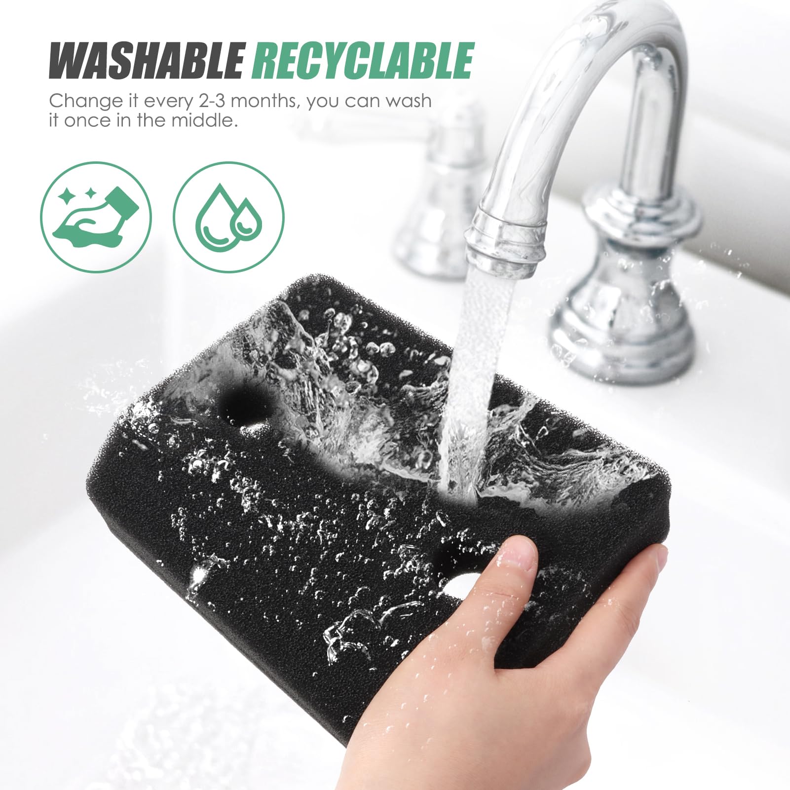 Filtro Asciugatrice Miele T1 9164761 - Ricambio Lavabile 2 Pezzi - Foto 9