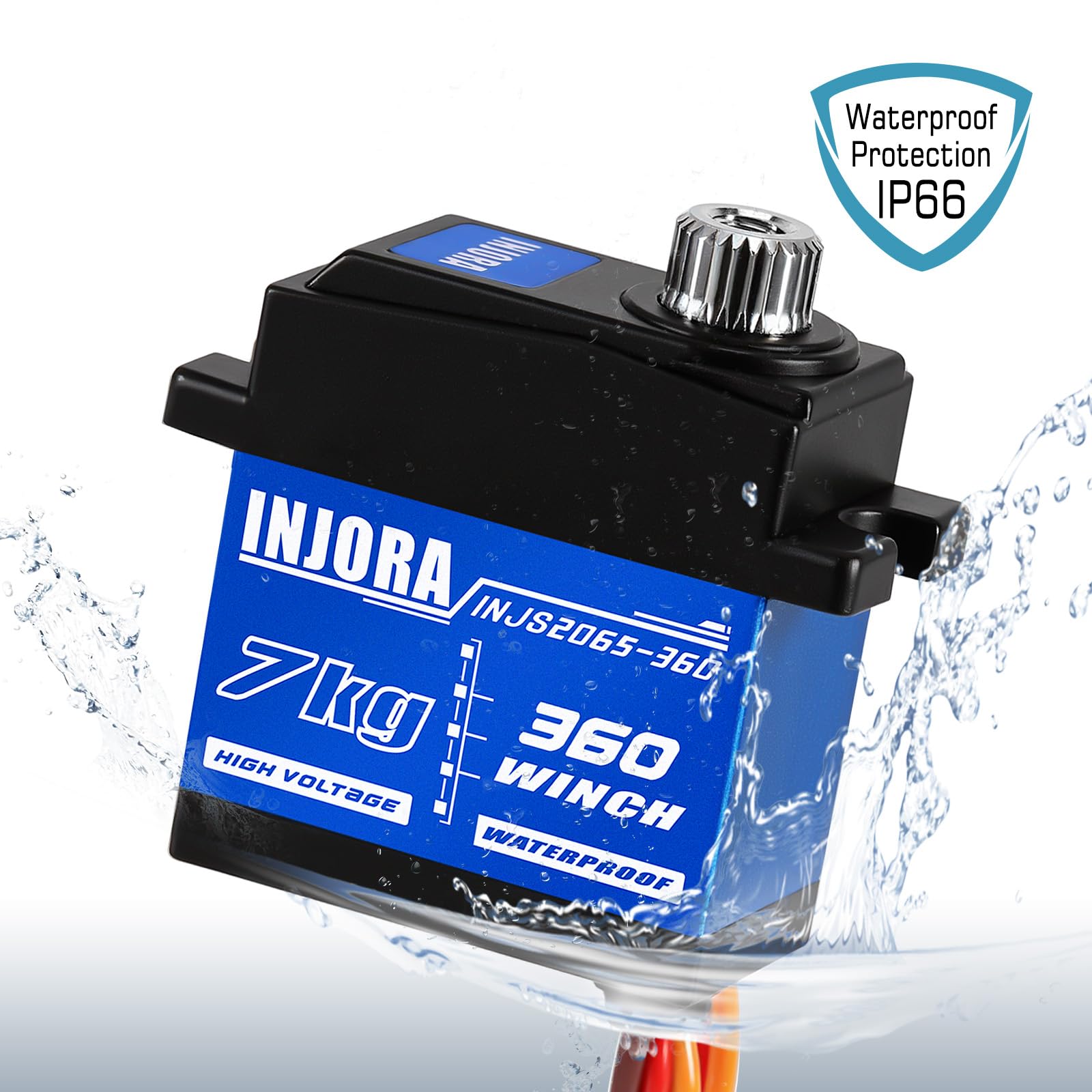 Amazon.co.jp: INJORA INJS2065-360 防水 7KG ウインチサーボ&レッカー