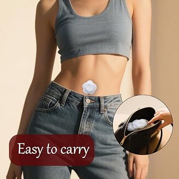 50PSC Castor Oil Pack Wrap for Belly Button,Self-Adhesive Oil Patches,Pad Highly Absorbent Spunlace Cloth Disposable Organic Cover Compress Patch for Belly Button