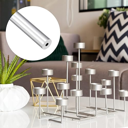 Miniatura 99 de METALLIXITY Tubo de aluminio 6063 (0.394 in de diámetro x 0.276 in de diámetro interior x 11.811 in de largo), 2 piezas, tubo redondo de aluminio