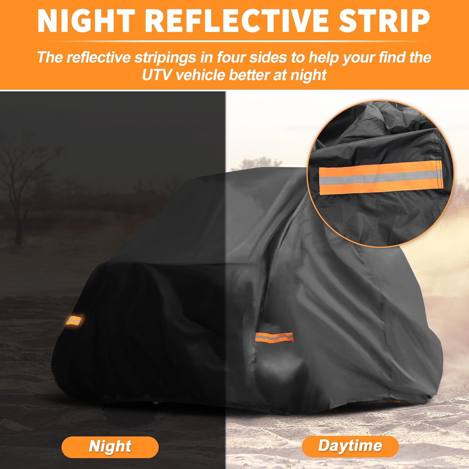 X AUTOHAUX UTV Cover for Kawasaki Teryx 2 Seaters Waterproof Side by Side Cover for Kawasaki Teryx S LE Outdoor Cover Sun Rain Protection 210D-PU Oxford Cloth Black