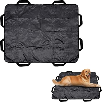 Dog Stretcher for Large Dogs, Dog Stretcher, Portable Stretcher, Emergency Animal Carrier Capable of Holding up to 300 pounds with 8 HandlesGray