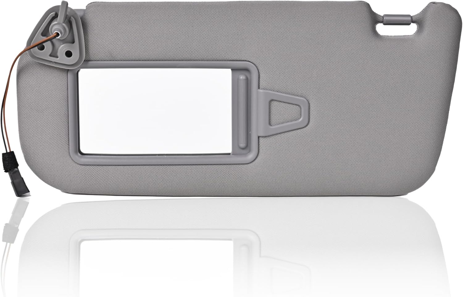 Left Driver Side Sun Visor Compatible with 2007 2008 2009 2010 Hyundai Elantra with Mirror Replaces OE 852012H0208M, Gray