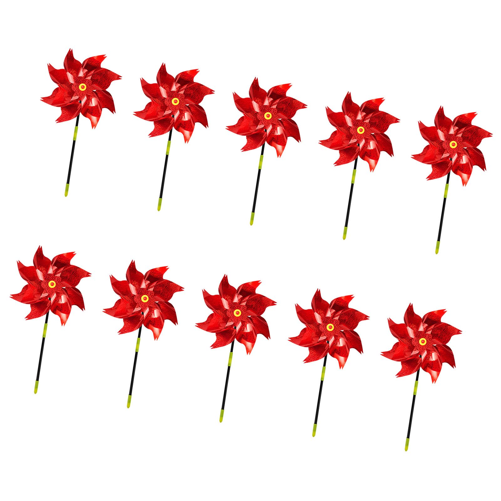 Windmills Styles Decorations for Bird Control in Residential Area and Fruit Orchards Enhancing Outdoor Garden Spaces Wind Driven Bird Decorations