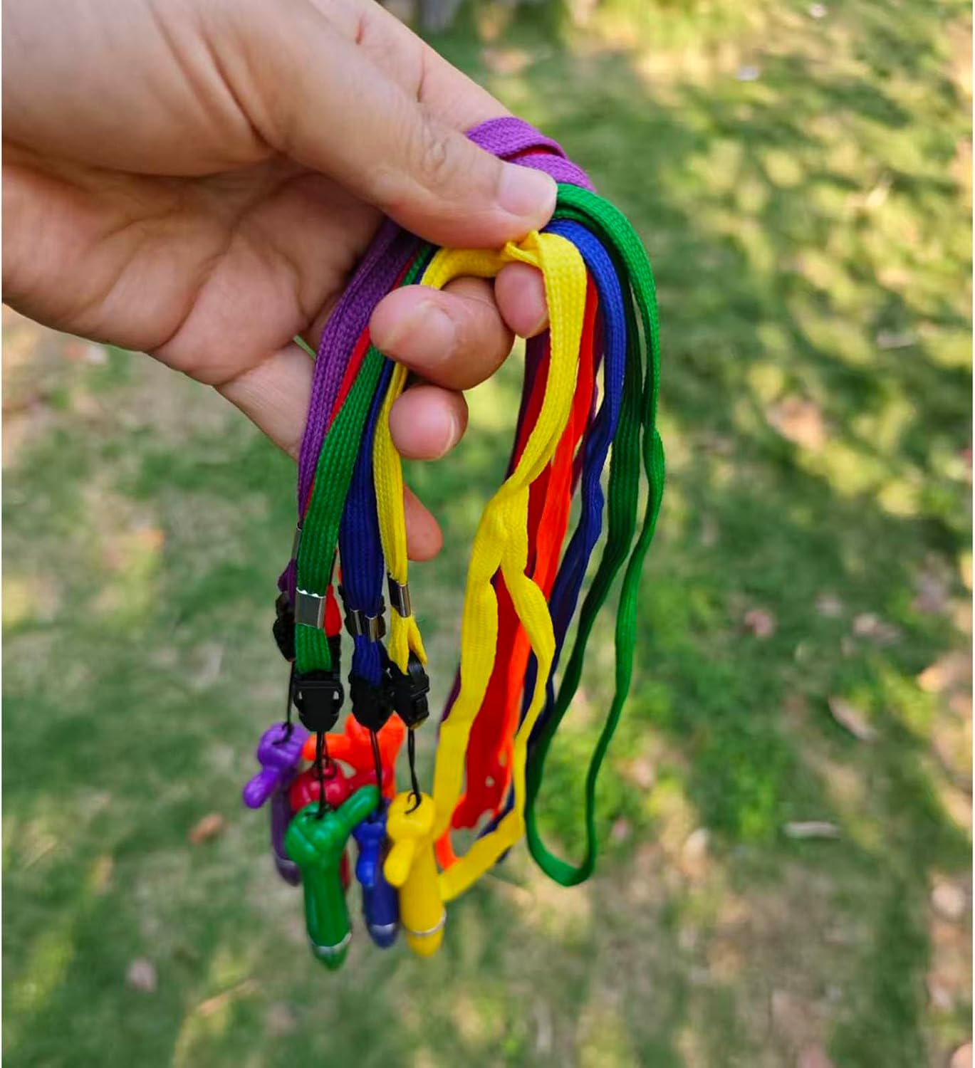 6 Pack Thumbs Up pens Neck Pen Lanyard Pens Hands-Free Ballpoint with Funny Inspirational Pen for Coworker Nurse Events Teachers and Office Use image 2