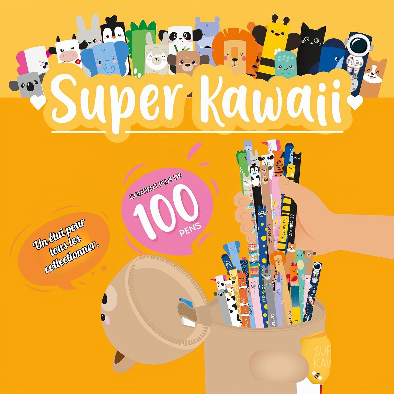 Legami - Trousse Super Kawaii, 13x19x13 cm - Teddy Bear - Analyse des détails et conception