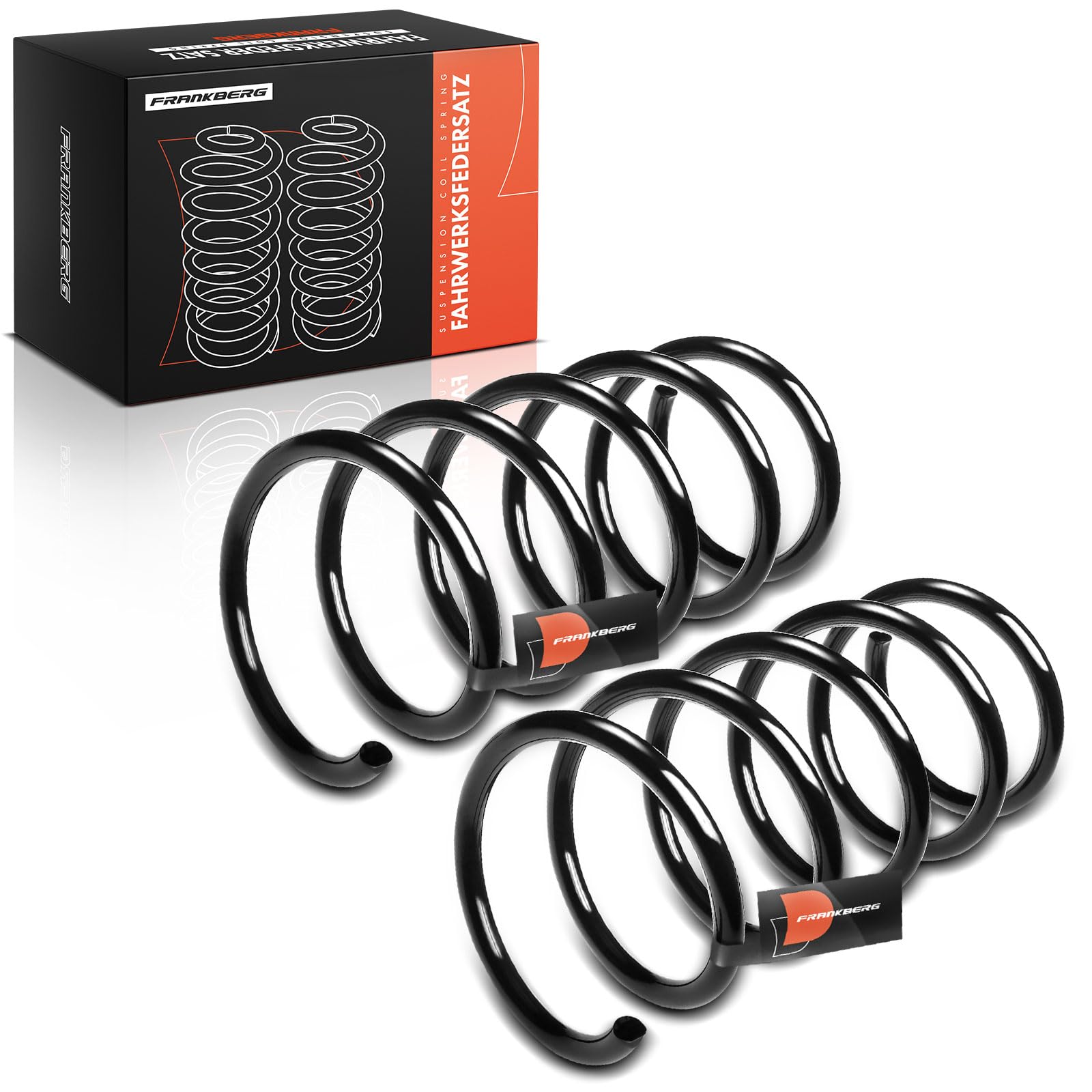 Frankberg 2 ressorts de suspension pour essieu avant 7700410852 | Compatible avec: Twingo I C06