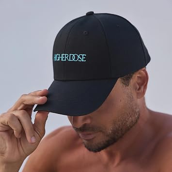 HigherDOSE Red Light Therapy Hat for Hair Growth - Cordless Red Light Cap to Support Scalp Health, Hair Regrowth at Home & Reduced Shedding - Rechargeable LED Hat Promotes Fuller Hair & Scalp Wellness