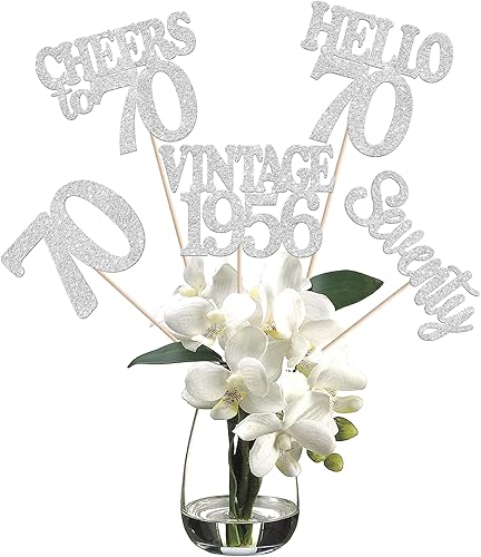 Miniatura 36 de 15 piezas de centro de mesa de feliz cumpleaños 13 palos oficiales para adolescentes vintage 2012 Hello 13 centros de mesa de flores palos saludos a